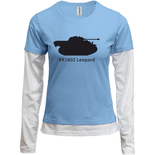 Женский лонгслив Комби VK1602 Leopard