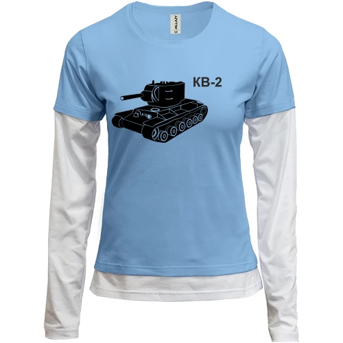 Женский лонгслив Комби КВ-2