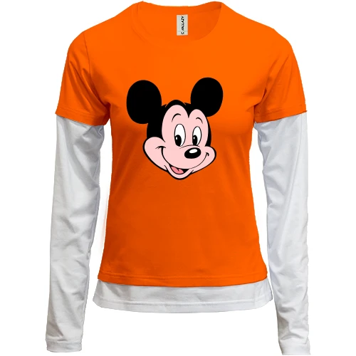 Женский лонгслив Комби Mickey 4