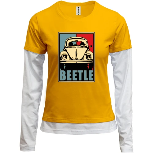 Жіночий лонгслів Комбі Volkswagen Beetle