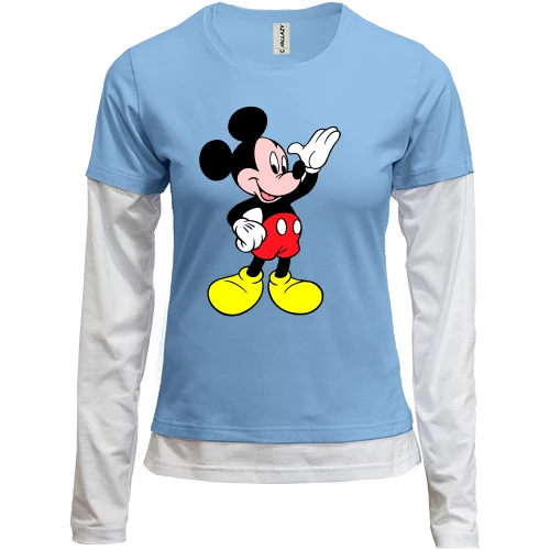 Женский лонгслив Комби Mickey Mouse 3