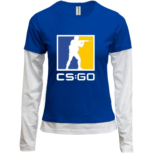 Женский лонгслив Комби CS:GO (2)