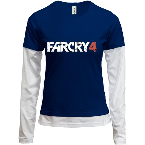 Женский лонгслив Комби Farcry 4 лого
