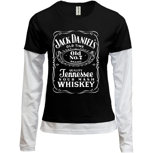Женский лонгслив Комби Jack Daniels (glow)