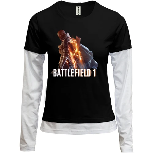 Женский лонгслив Комби Battlefield 1