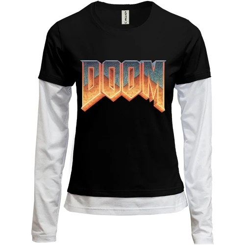 Женский лонгслив Комби DOOM
