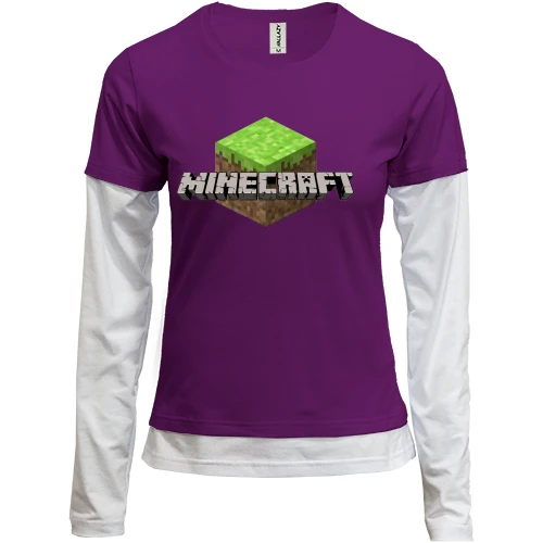Женский лонгслив Комби Minecraft icon