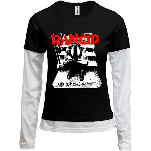 Женский лонгслив Комби Rancid