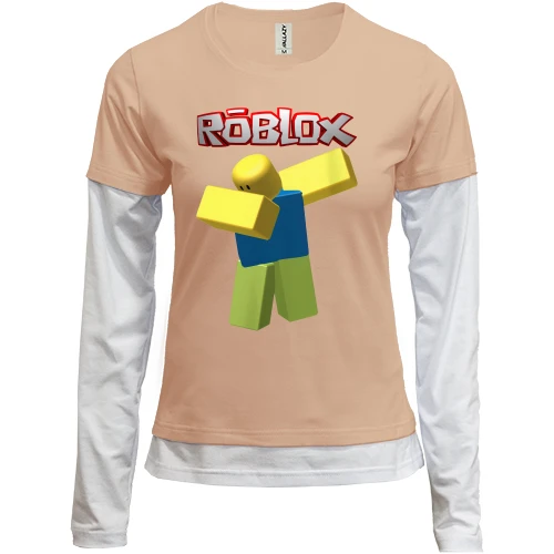Женский лонгслив Комби Roblox Dab