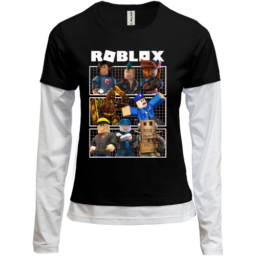 Женский лонгслив Комби Roblox Team (2)