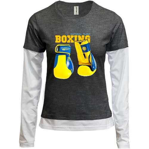 Женский лонгслив Комби Boxing National Team Ukraine