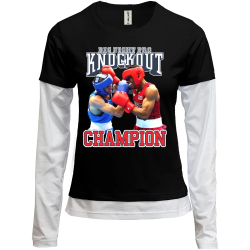 Женский лонгслив Комби Big Fight Pro Knockout