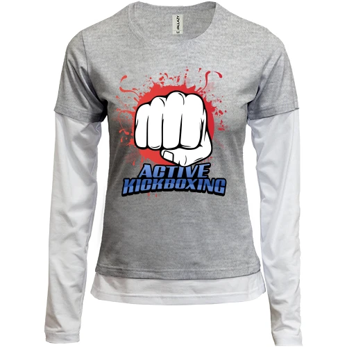 Женский лонгслив Комби Active Kickboxing