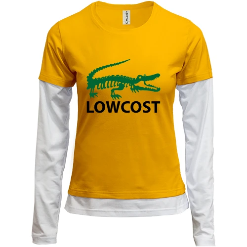 Жіночий лонгслів Комбі Lowcost