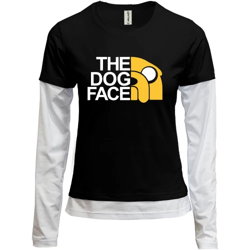Жіночий лонгслів Комбі The Dog Face
