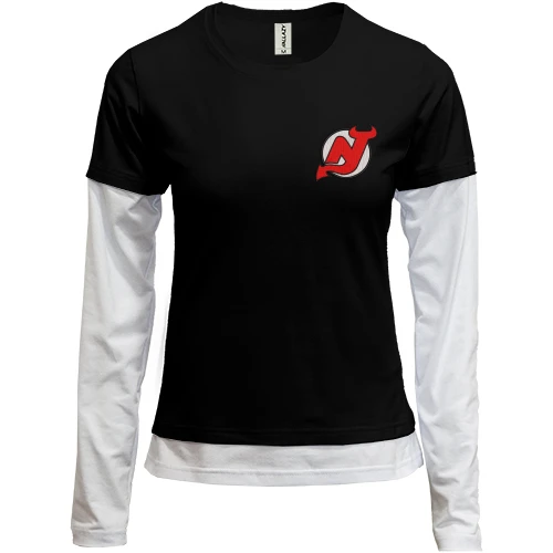 Женский лонгслив Комби New Jersey Devils
