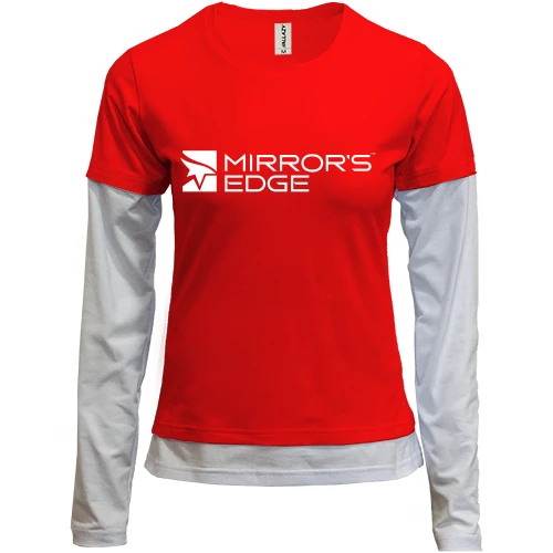 Женский лонгслив Комби Mirror's Edge