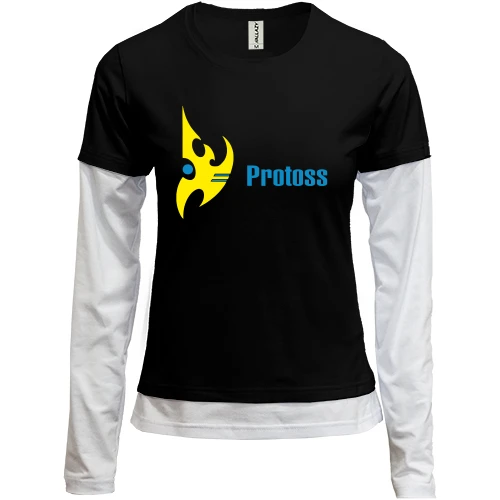 Женский лонгслив Комби Starcraft Protoss