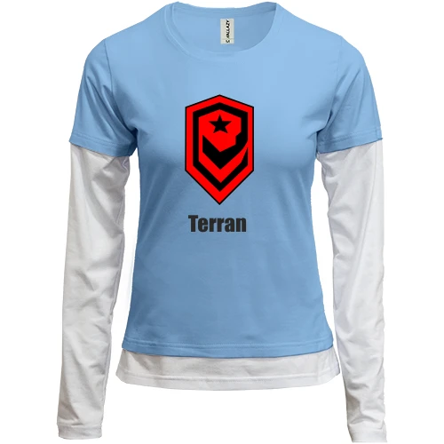 Женский лонгслив Комби Starcraft Terran