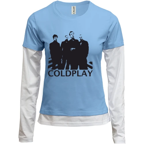 Женский лонгслив Комби Coldplay