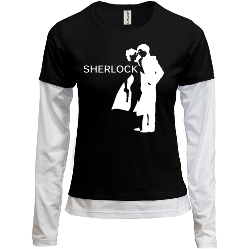 Женский лонгслив Комби Sherlock
