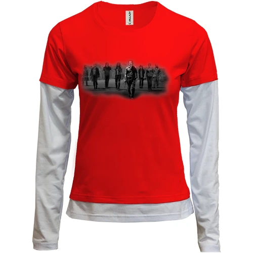 Женский лонгслив Комби The Walking Dead Team (2)