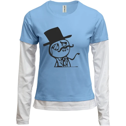 Женский лонгслив Комби Feel Like a Sir