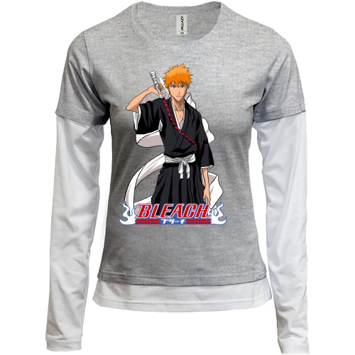 Женский лонгслив Комби Bleach - Ичиго Куросаки