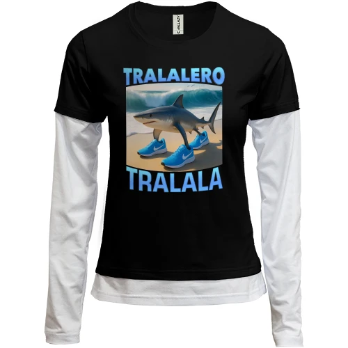Женский лонгслив Комби Tralaleo Tralala