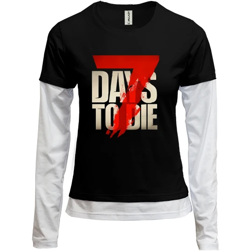 Женский лонгслив Комби 7 Days to Die