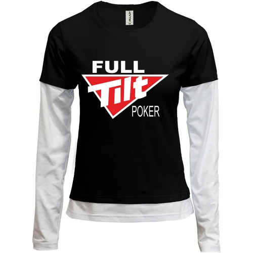 Женский лонгслив Комби Full Tilt Poker