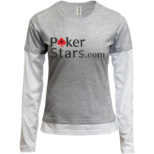 Женский лонгслив Комби Poker Stars.com