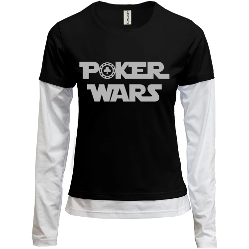 Жіночий лонгслів Комбі Poker Wars