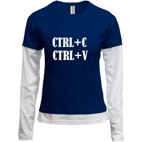 Жіночий лонгслів Комбі Copy