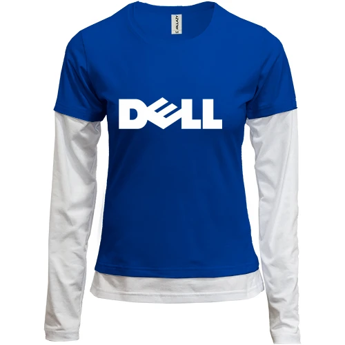 Женский лонгслив Комби DELL
