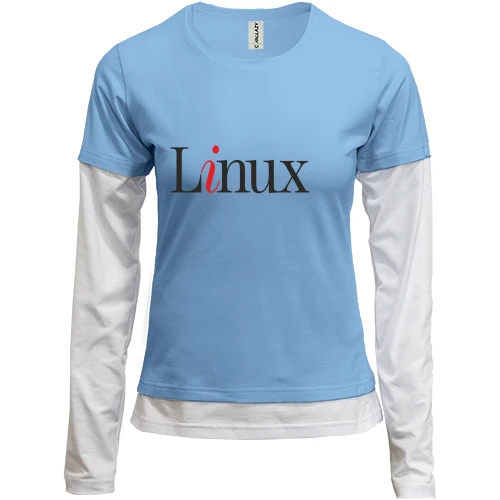 Жіночий лонгслів Комбі Linux