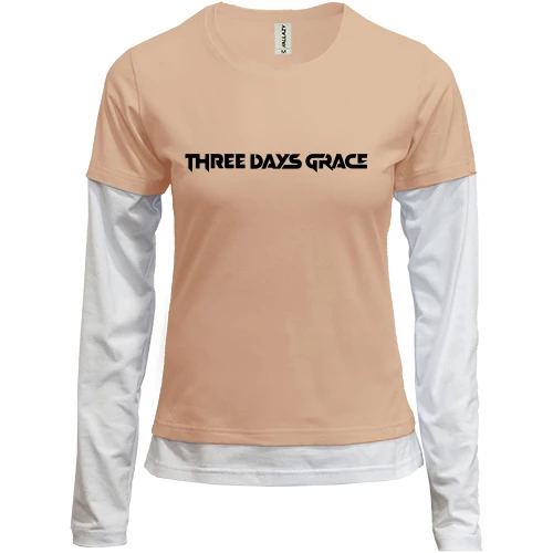 Женский лонгслив Комби Three Days Grace