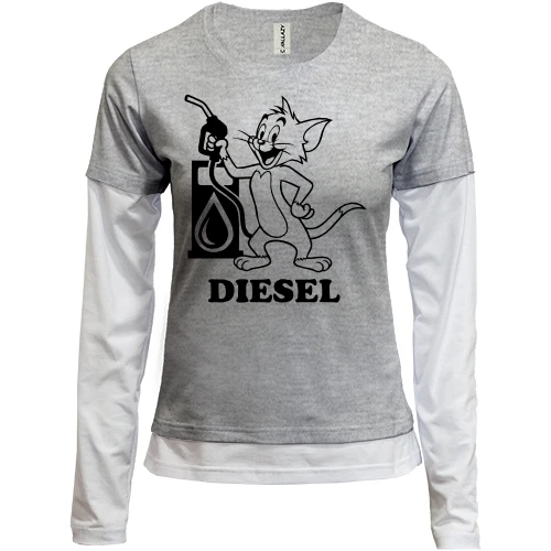 Жіночий лонгслів Комбі Diesel