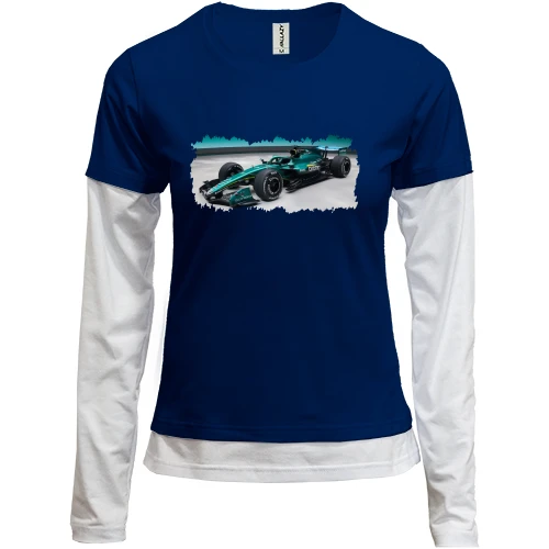 Женский лонгслив Комби Aston Martin F1