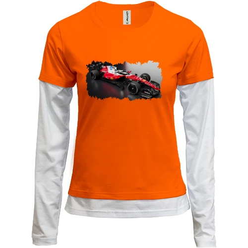 Женский лонгслив Комби Ferrari F1
