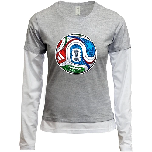 Женский лонгслив Комби Мяч Чемпионата Мира 2026