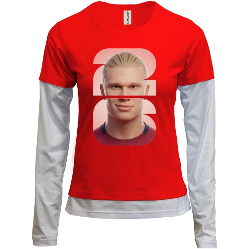 Женский лонгслив Комби Erling Haaland