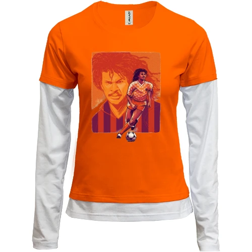 Женский лонгслив Комби Ruud Gullit