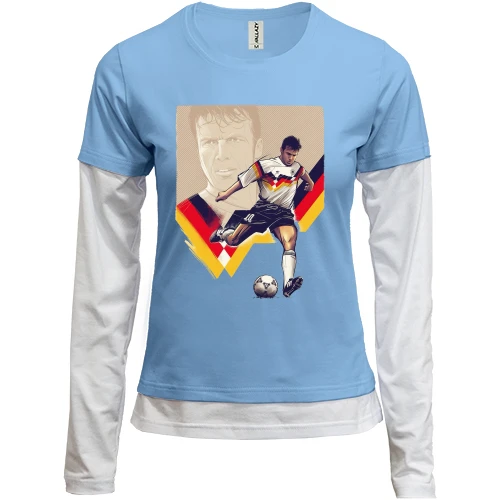 Женский лонгслив Комби Lothar Matthäus