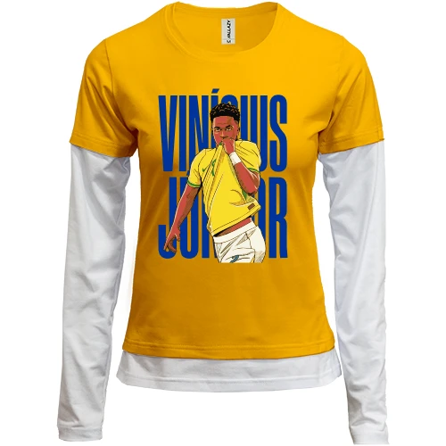 Женский лонгслив Комби Vinicius Junior