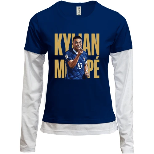 Женский лонгслив Комби Kylian Mbappé (4)