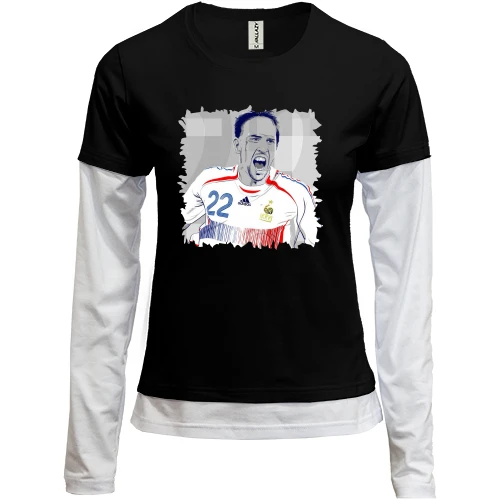 Женский лонгслив Комби Franck Ribéry