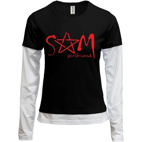 Женский лонгслив Комби "Sam"