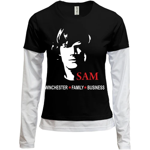 Женский лонгслив Комби "Sam Winchester"