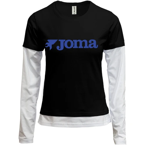 Женский лонгслив Комби с логотипом Joma